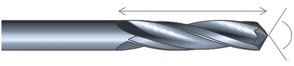 GT-39 TRI-FLUTE DRILL GEOMETRIES GT-39 TRI-FLUTE DRILL GEOMETRIES