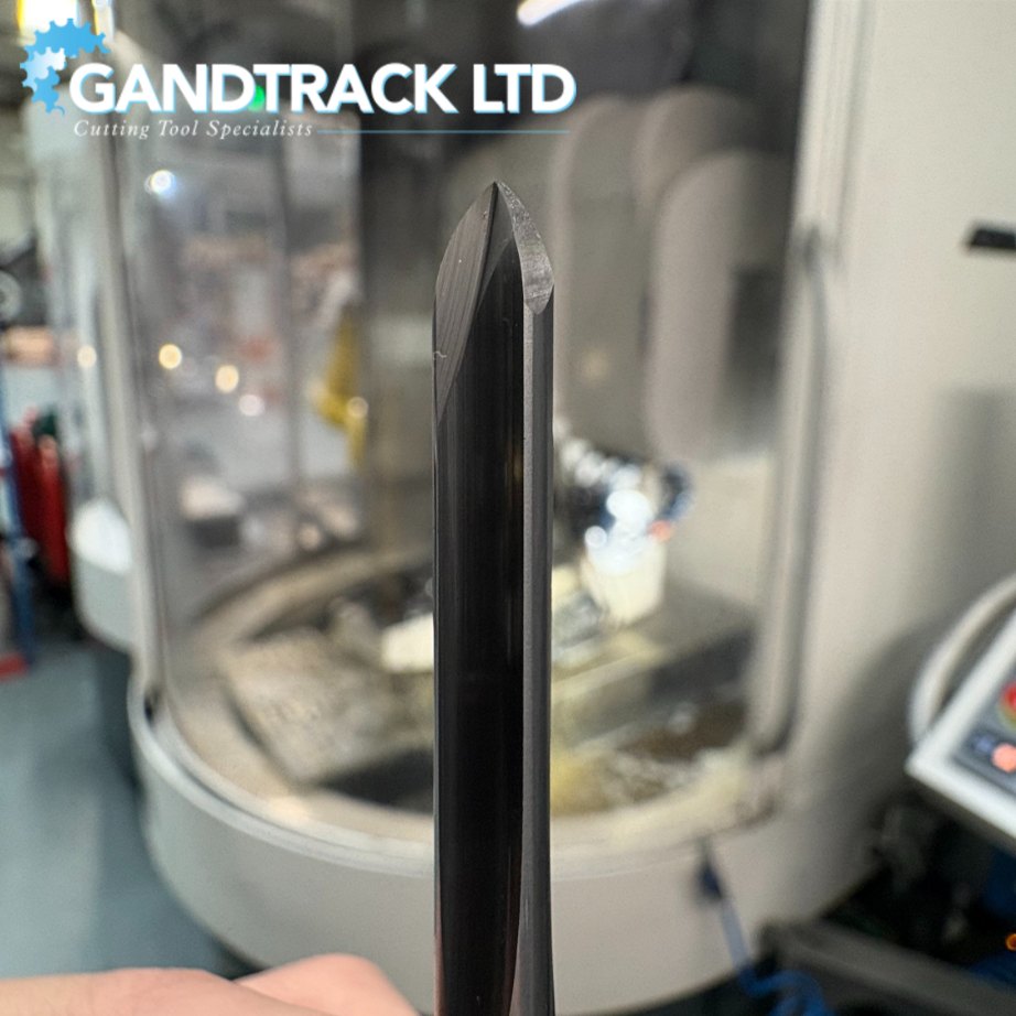 Reground carbide drill at Gandtrack